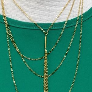 Gili layered fashion necklace.